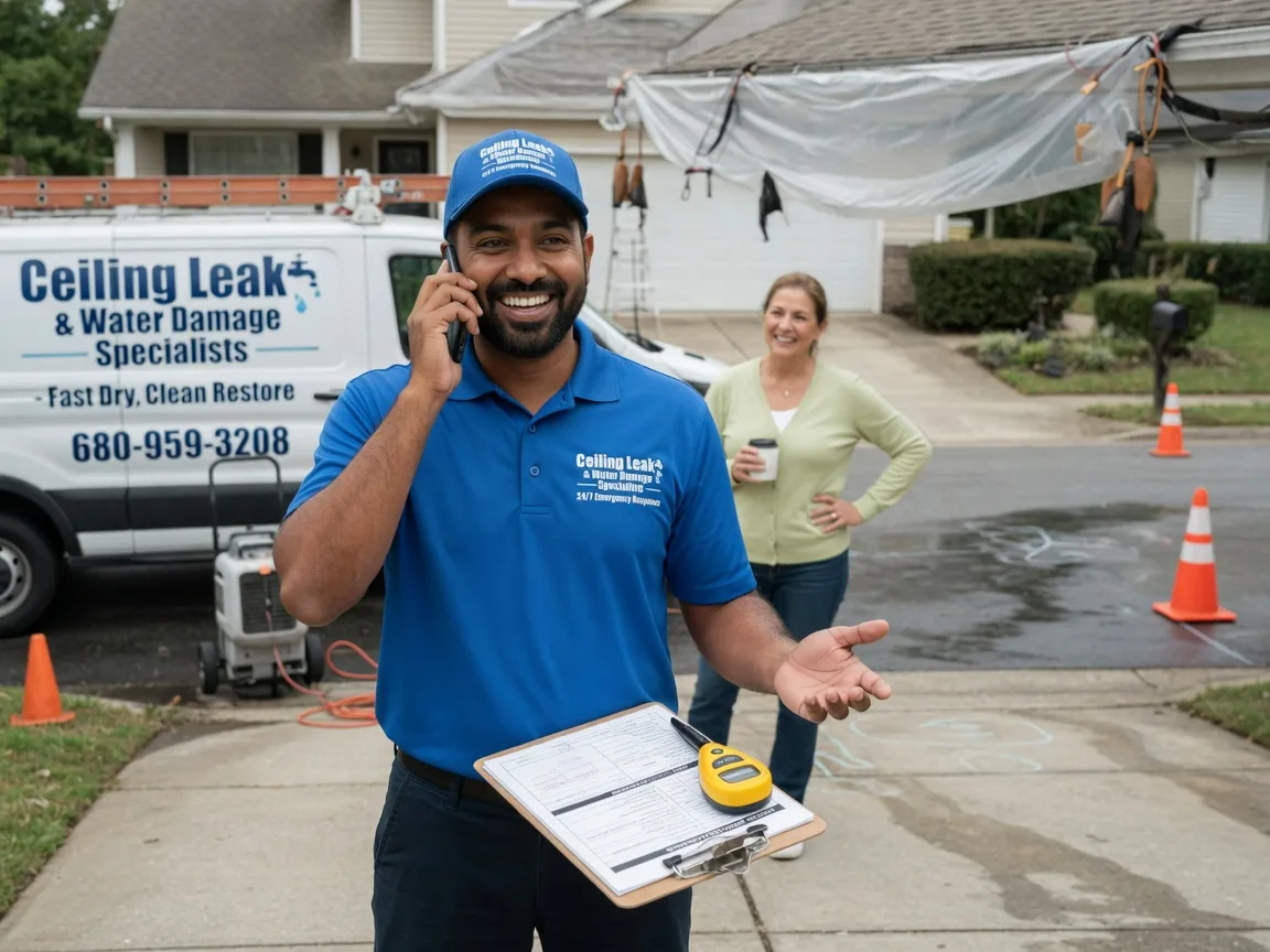 Ceiling Leak Cleanup Lisbon, IA FAQs